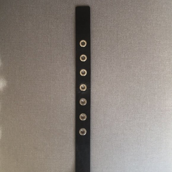 MICHAEL KORS WOMENS LEATHER GROMMET BELT Black main image 7